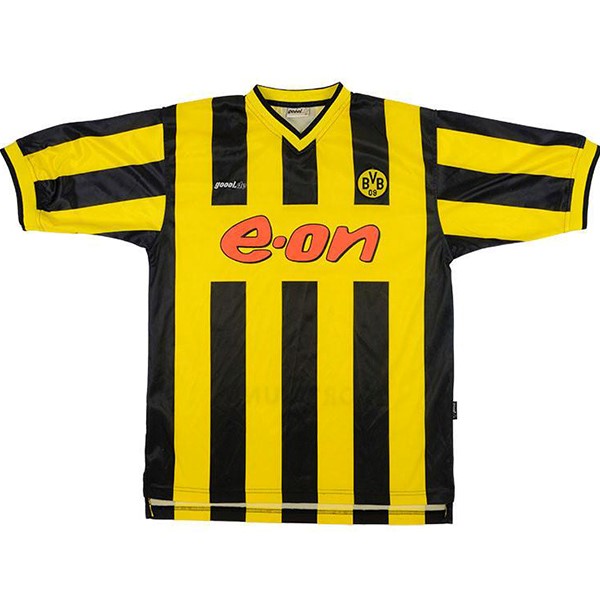 Thailandia Maglia Borussia Dortmund 1ª Retro 2000 Giallo